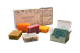 Gift box with 4 assorted 100gr organic soaps - Gift Box