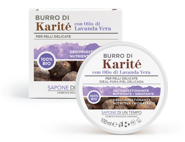 Burro di Karitè con olio di Lavanda - Burro